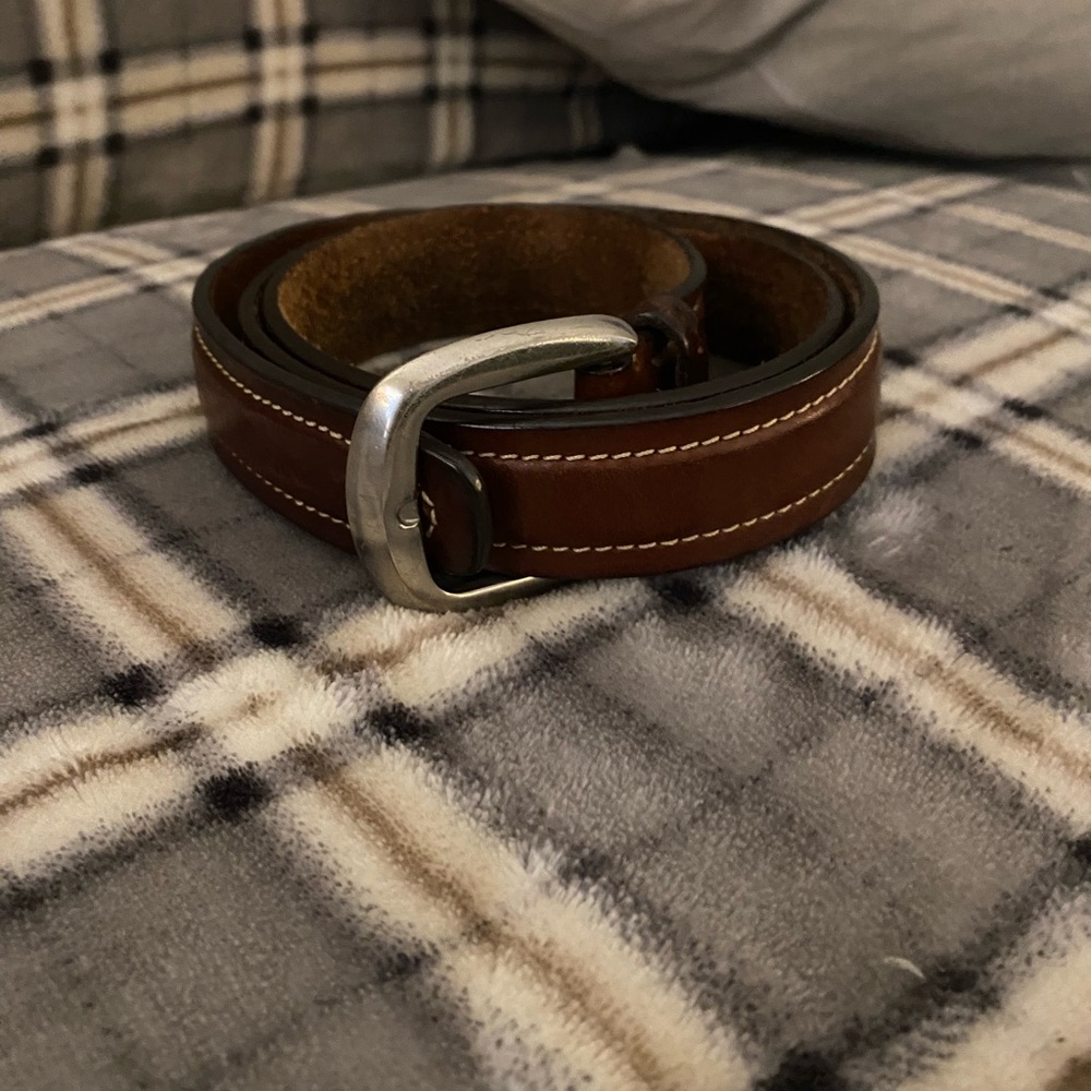 Cole Haan Men's Brown Leather Belt